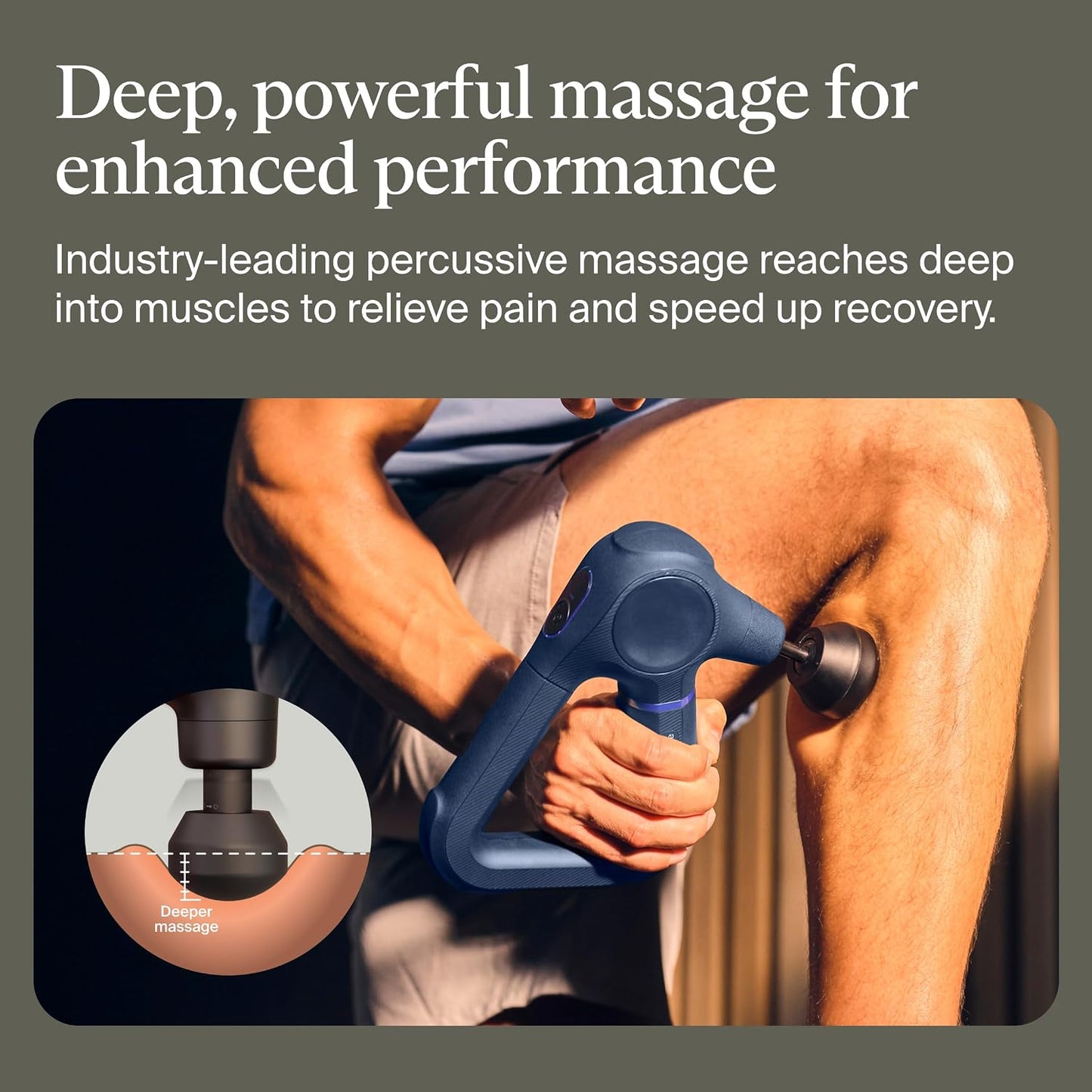 Therabody Prime 6th Gen Deep Tissue Massage Gun | Black