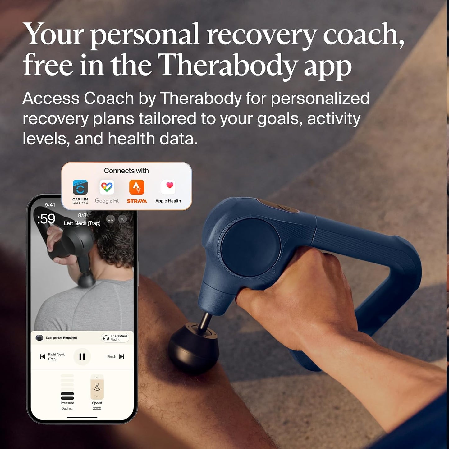 Therabody Prime 6th Gen Deep Tissue Massage Gun | Black