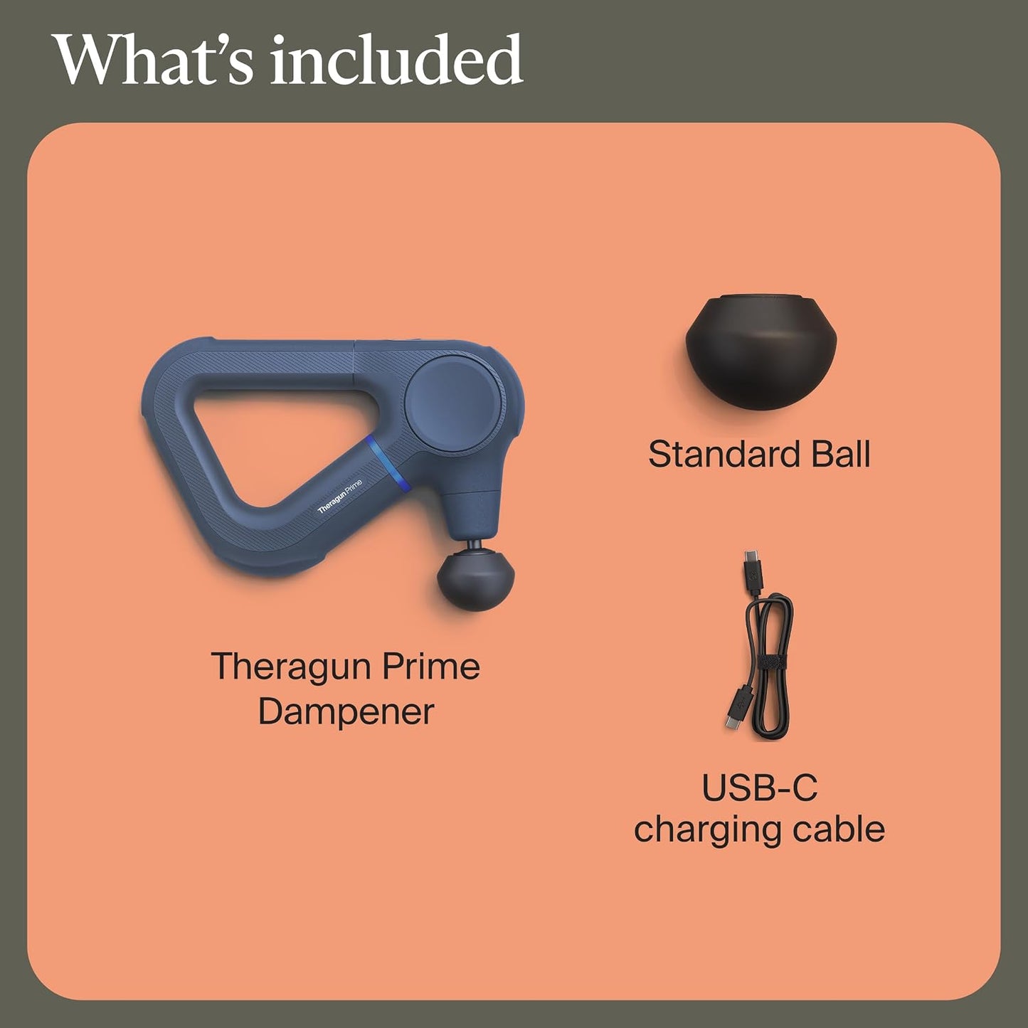 Therabody Prime 6th Gen Deep Tissue Massage Gun | Black