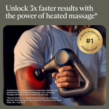 Therabody Prime 6th Gen Deep Tissue Massage Gun | Black