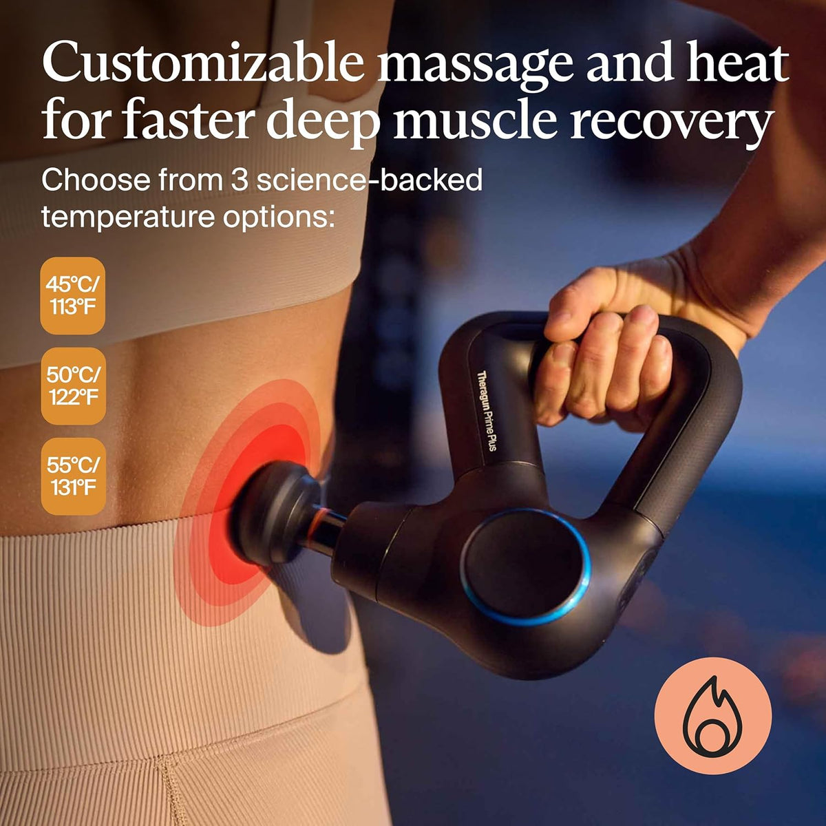 Therabody Prime 6th Gen Deep Tissue Massage Gun | Black