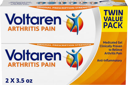 Arthritis Pain Gel, Diclofenac Pain Relief Cream, 100 g, 2 Pack