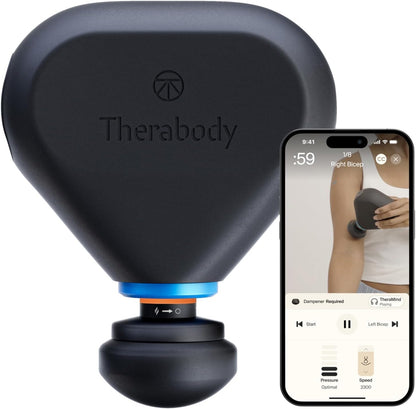Therabody Mini 3rd Gen Massage Gun | Travel Essential, Black