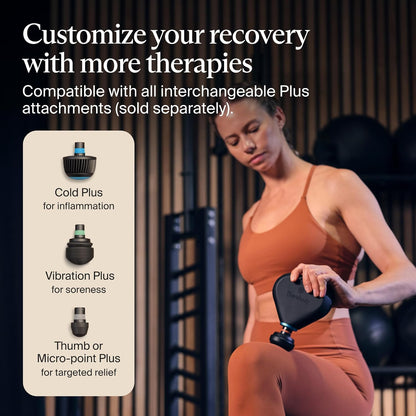 Therabody Mini 3rd Gen Massage Gun | Travel Essential, Black