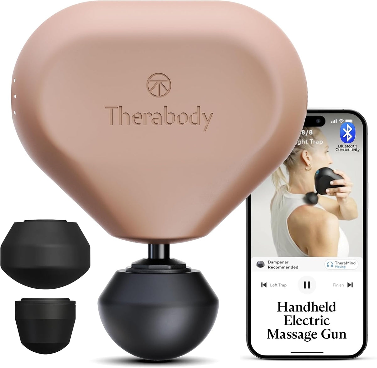 Therabody Mini 3rd Gen Massage Gun | Travel Essential, Black