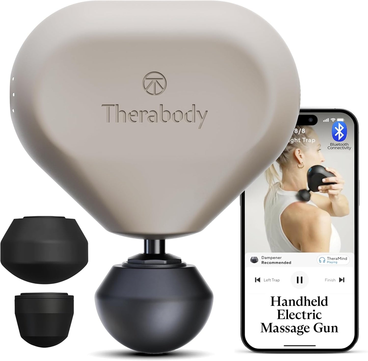 Therabody Mini 3rd Gen Massage Gun | Travel Essential, Black