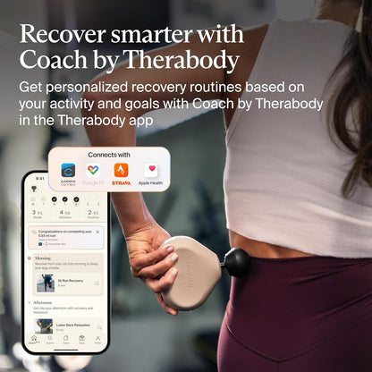 Therabody Mini 3rd Gen Massage Gun | Travel Essential, Black
