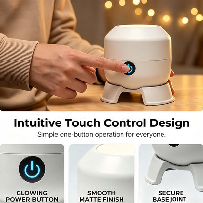 Dynamic 360° Rotating Ocean Wave Projector Night Light, Multi-Angle Projection Base, Plug & Play USB Dimmable Mood Light for Bedroom Meditation, Adults Home Theater Relaxation (1)