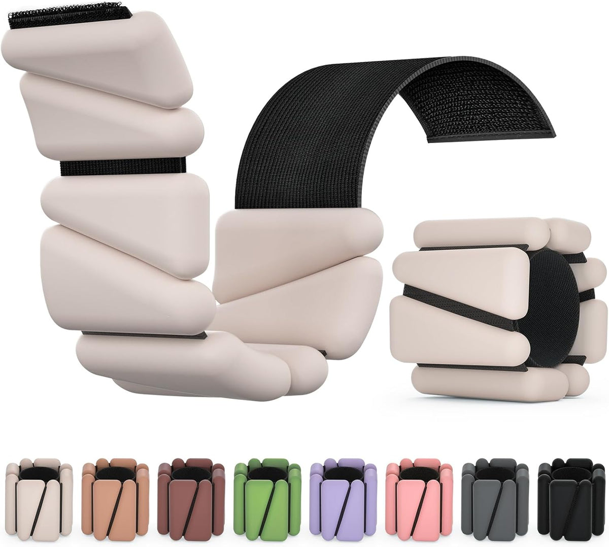 Wrist Weights, Ankle Weights for Women Men, Adjustable Wrist Weighted Bracelet for Home Gym Workout, Running, Yoga, Exercise, Strength Training
