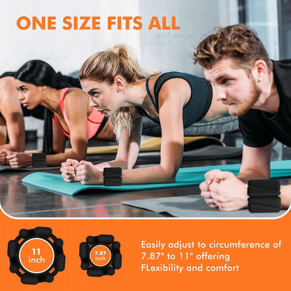 Wrist Weights, Ankle Weights for Women Men, Adjustable Wrist Weighted Bracelet for Home Gym Workout, Running, Yoga, Exercise, Strength Training