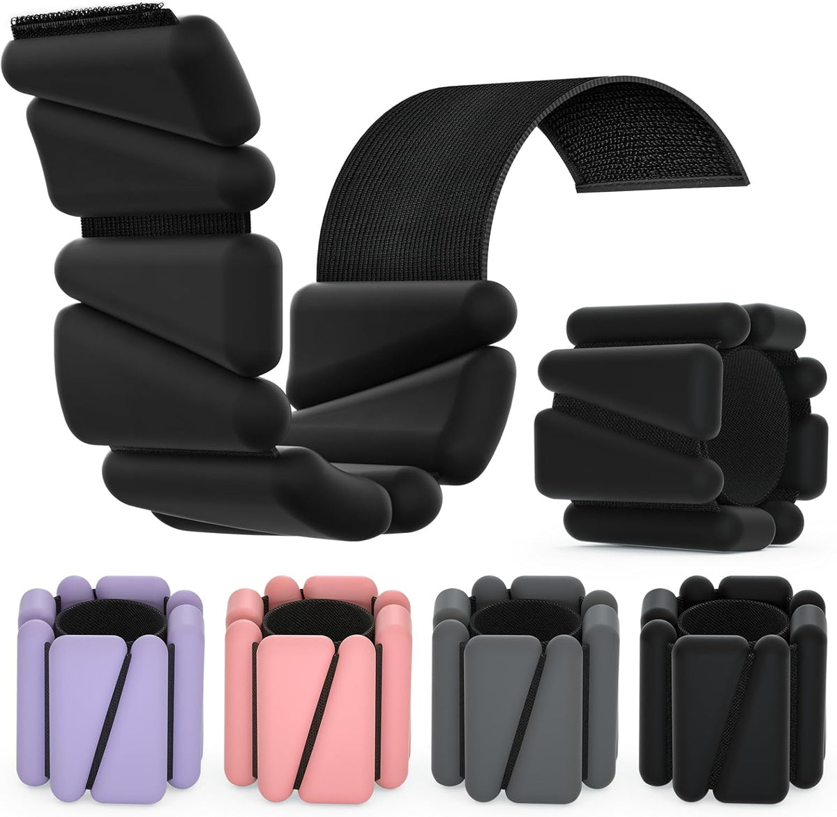 Wrist Weights, Ankle Weights for Women Men, Adjustable Wrist Weighted Bracelet for Home Gym Workout, Running, Yoga, Exercise, Strength Training