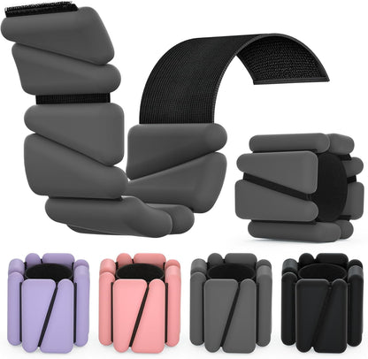 Wrist Weights, Ankle Weights for Women Men, Adjustable Wrist Weighted Bracelet for Home Gym Workout, Running, Yoga, Exercise, Strength Training