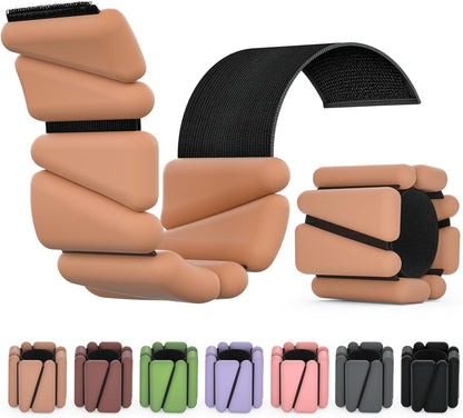Wrist Weights, Ankle Weights for Women Men, Adjustable Wrist Weighted Bracelet for Home Gym Workout, Running, Yoga, Exercise, Strength Training