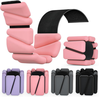 Wrist Weights, Ankle Weights for Women Men, Adjustable Wrist Weighted Bracelet for Home Gym Workout, Running, Yoga, Exercise, Strength Training