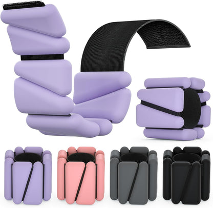 Wrist Weights, Ankle Weights for Women Men, Adjustable Wrist Weighted Bracelet for Home Gym Workout, Running, Yoga, Exercise, Strength Training