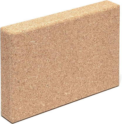 Cork Yoga Block | Non-Toxic, Alternative To Foam Yoga Blocks | Odorless, Soft, Non-Slip, Workout & Exercise | Yogi Gift Accessories | Men & Women | Eco Friendly, Sustainable