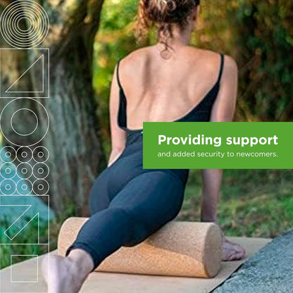Cork Yoga Block | Non-Toxic, Alternative To Foam Yoga Blocks | Odorless, Soft, Non-Slip, Workout & Exercise | Yogi Gift Accessories | Men & Women | Eco Friendly, Sustainable
