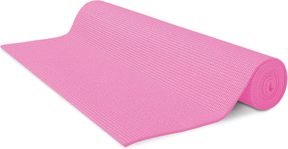 Yoga Mat for Exercise - Non Slip Thick Comfortable Workout Floor Mat for Adults and Kids - Eco Friendly Foldable Yoga Mat for Yoga, Pilates, Gym and Stretching