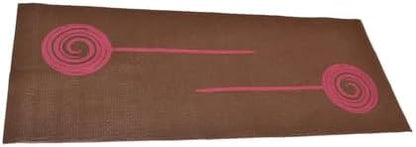 Yoga Mat for Exercise - Non Slip Thick Comfortable Workout Floor Mat for Adults and Kids - Eco Friendly Foldable Yoga Mat for Yoga, Pilates, Gym and Stretching