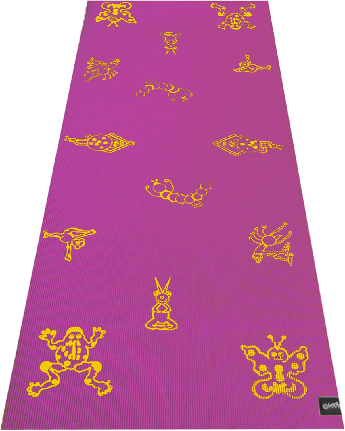 Yoga Mat for Exercise - Non Slip Thick Comfortable Workout Floor Mat for Adults and Kids - Eco Friendly Foldable Yoga Mat for Yoga, Pilates, Gym and Stretching