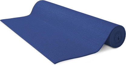 Yoga Mat for Exercise - Non Slip Thick Comfortable Workout Floor Mat for Adults and Kids - Eco Friendly Foldable Yoga Mat for Yoga, Pilates, Gym and Stretching