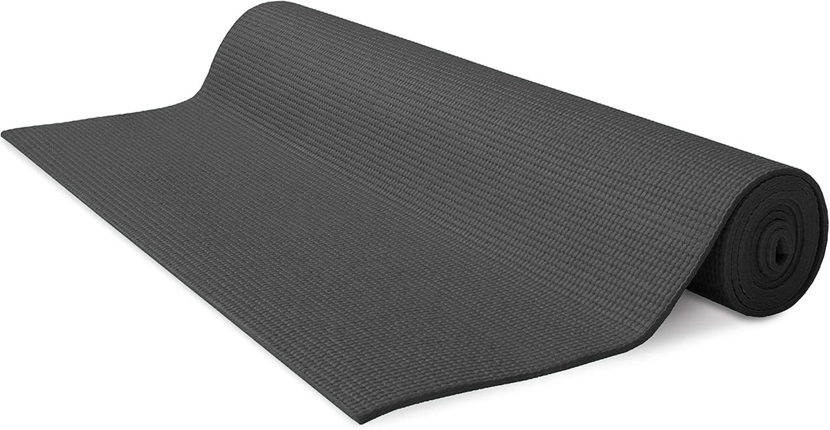 Yoga Mat for Exercise - Non Slip Thick Comfortable Workout Floor Mat for Adults and Kids - Eco Friendly Foldable Yoga Mat for Yoga, Pilates, Gym and Stretching