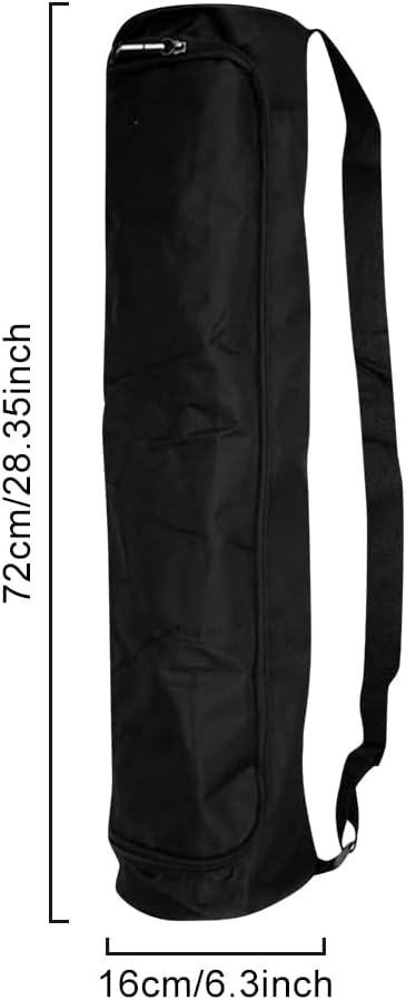 Yoga Mat Bag, Full Zip Exercise Yoga Mat Carrier Bag with Adjustable Strap, Yoga' Mat' Carry Bags Pilates Bags for Women & Men