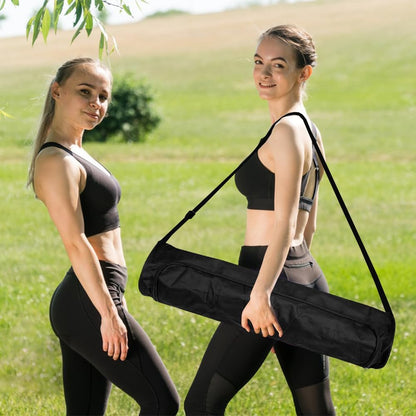 Yoga Mat Bag, Full Zip Exercise Yoga Mat Carrier Bag with Adjustable Strap, Yoga' Mat' Carry Bags Pilates Bags for Women & Men