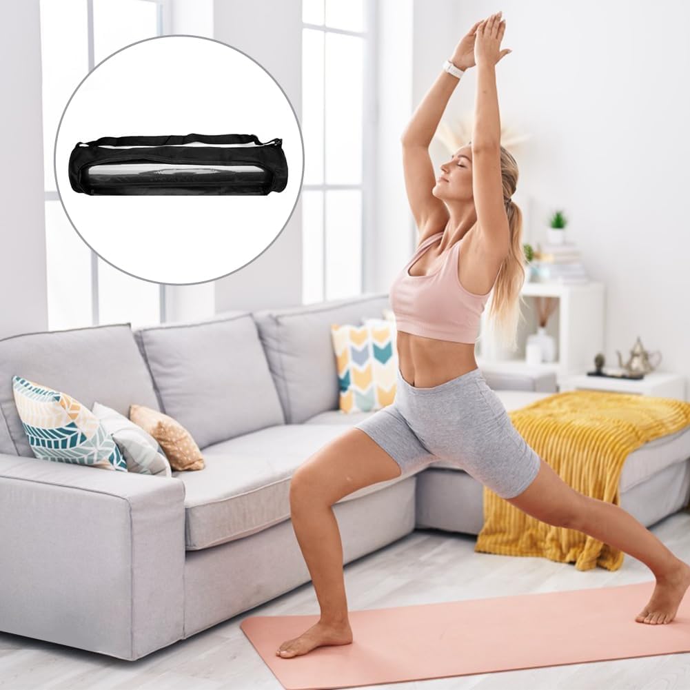 Yoga Mat Bag, Full Zip Exercise Yoga Mat Carrier Bag with Adjustable Strap, Yoga' Mat' Carry Bags Pilates Bags for Women & Men