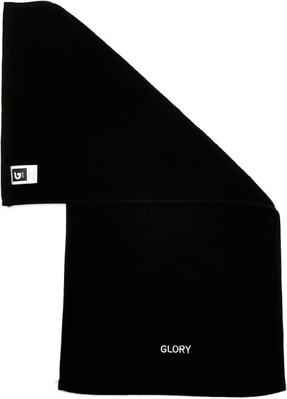 Glory Gym Towel - 100% Organic Cotton - Soft and Absorbent for Gym, Yoga, spa Dimensions (29.52 X 13.78 inch) 570 GSM (White)