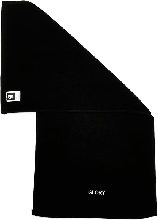 Glory Gym Towel - 100% Organic Cotton - Soft and Absorbent for Gym, Yoga, spa Dimensions (29.52 X 13.78 inch) 570 GSM (White)