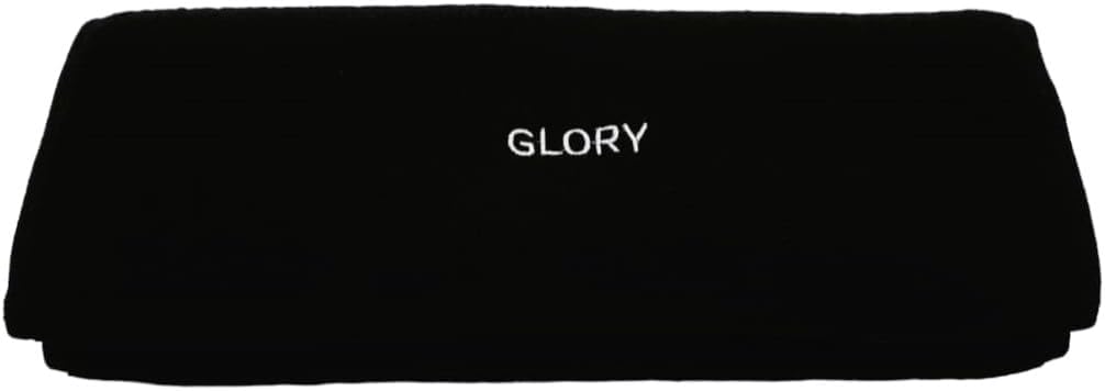 Glory Gym Towel - 100% Organic Cotton - Soft and Absorbent for Gym, Yoga, spa Dimensions (29.52 X 13.78 inch) 570 GSM (White)