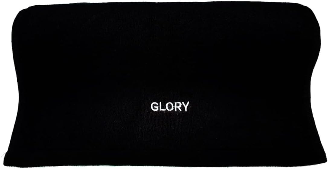 Glory Gym Towel - 100% Organic Cotton - Soft and Absorbent for Gym, Yoga, spa Dimensions (29.52 X 13.78 inch) 570 GSM (White)