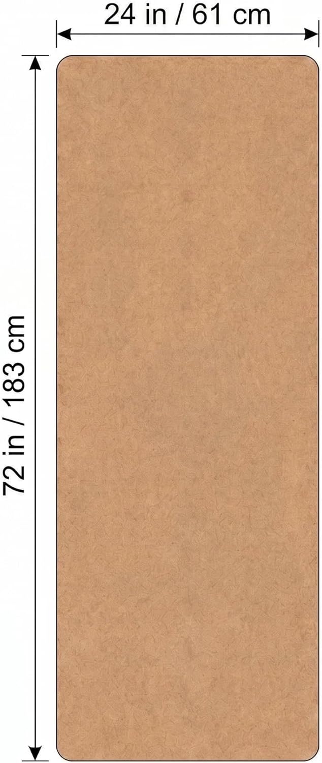 Cork Yoga Mat extra thick 6mm TPE Yoga Mat 72x24 Inch High Density Non-Slip Workout Mat Super Grip Quick-Dry for Hot Yoga, Home Gym