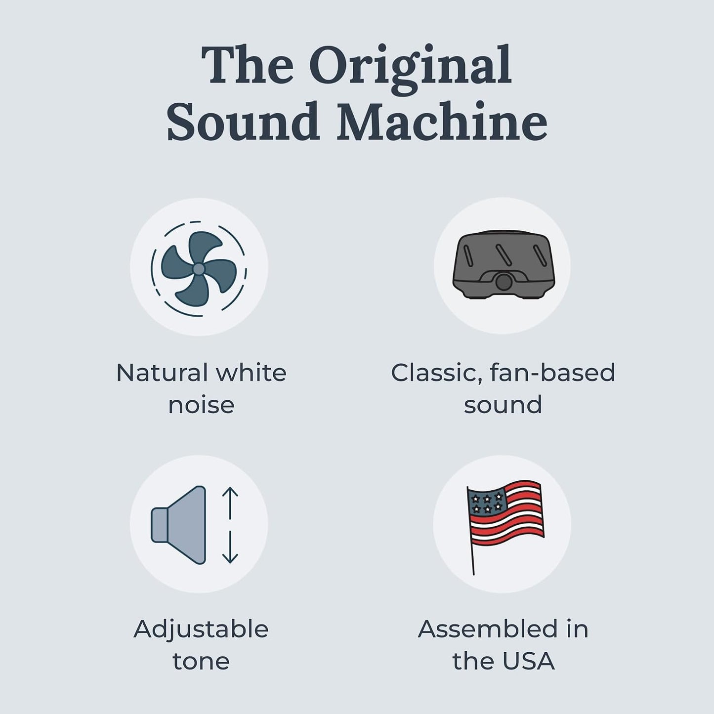 Dohm Uno (White) - White Noise Sound Machine