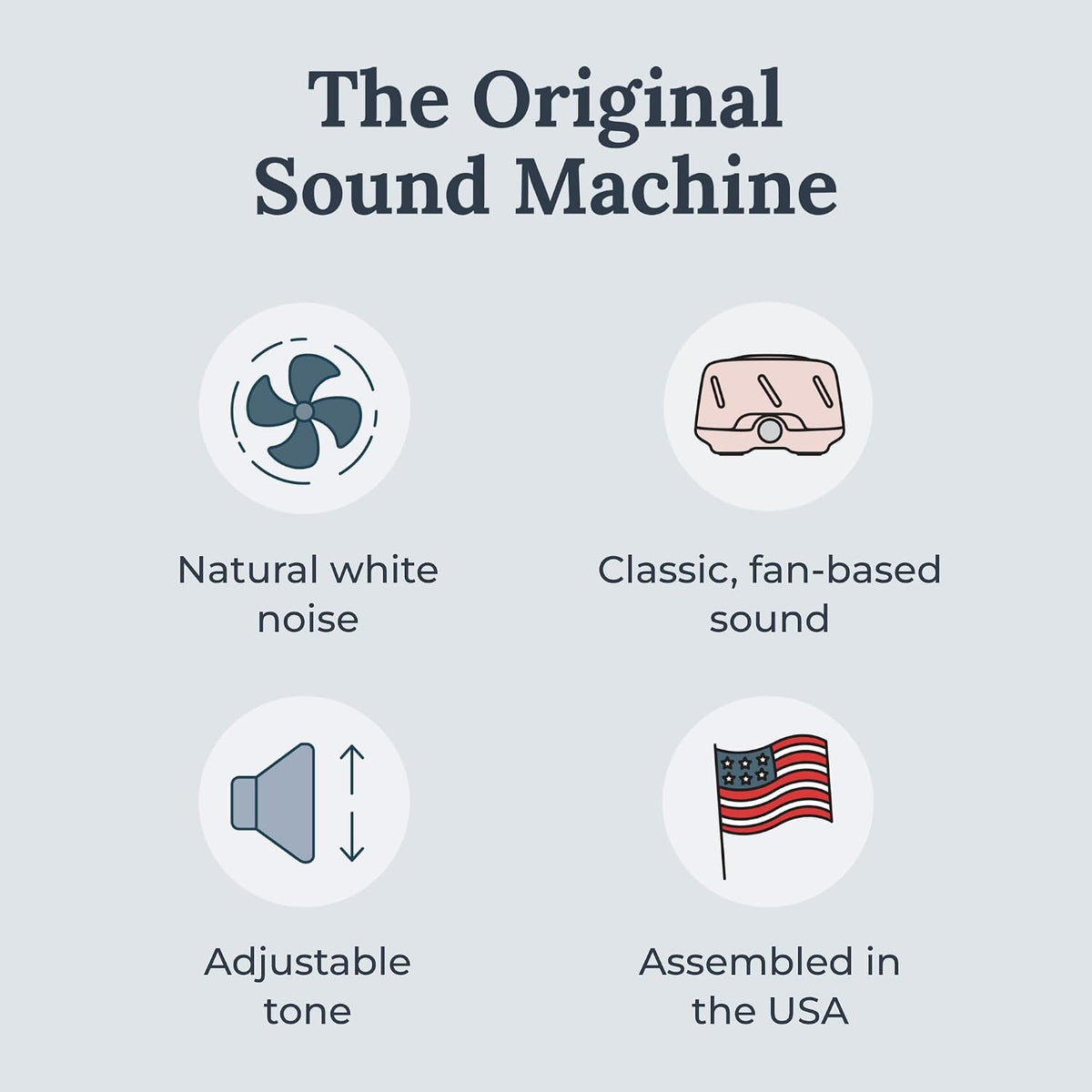 Dohm Uno (White) - White Noise Sound Machine