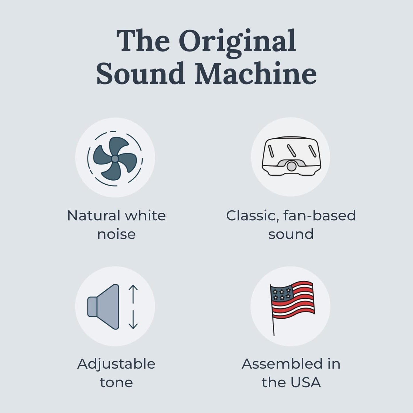 Dohm Uno (White) - White Noise Sound Machine