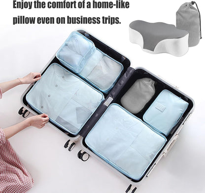 Bespilow Travel Size Cervical Neck Pillow for Sleeping,Ergonomic Support