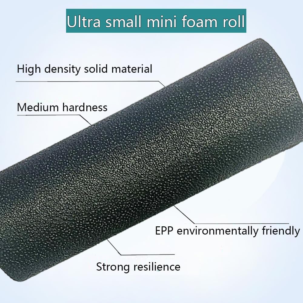 Extra Mini Foam Roller - High Density Massage Roller, Extra Small Yoga Roller for Physical Therapy, Myofascial Release, Deep Tissue & Muscle Recovery of Arms and Legs