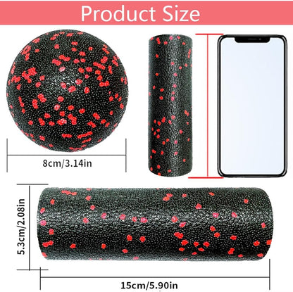 Extra Mini Foam Roller - High Density Massage Roller, Extra Small Yoga Roller for Physical Therapy, Myofascial Release, Deep Tissue & Muscle Recovery of Arms and Legs