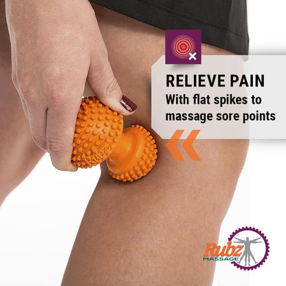 Foot Rubz Hand & Back Massage Ball - Relieve Pain from Plantar Fasciitis, Tight Muscles & Sore Feet - Massage Tool