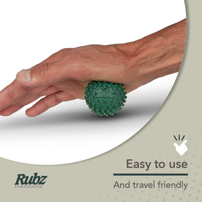 Foot Rubz Hand & Back Massage Ball - Relieve Pain from Plantar Fasciitis, Tight Muscles & Sore Feet - Massage Tool