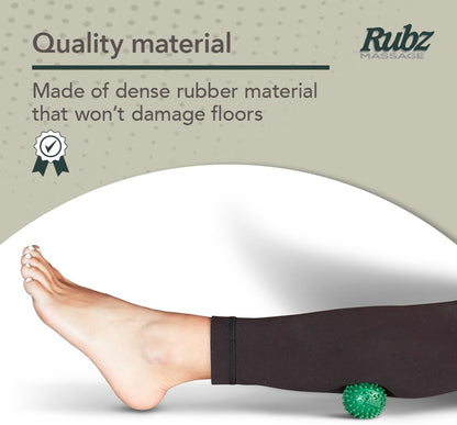 Foot Rubz Hand & Back Massage Ball - Relieve Pain from Plantar Fasciitis, Tight Muscles & Sore Feet - Massage Tool