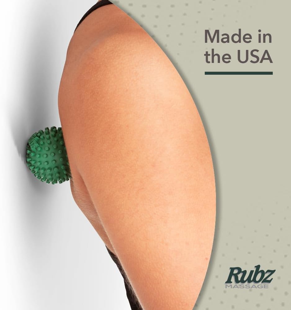 Foot Rubz Hand & Back Massage Ball - Relieve Pain from Plantar Fasciitis, Tight Muscles & Sore Feet - Massage Tool