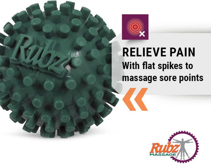 Foot Rubz Hand & Back Massage Ball - Relieve Pain from Plantar Fasciitis, Tight Muscles & Sore Feet - Massage Tool