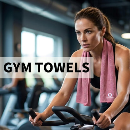 4Pack Cooling Towel (40"x12") for Neck and Face, Soft & Breathable Chilly Sports Towel, Quick-Drying Sweat Absorbing Cooling Neck Wraps Cooling for Yoga, Sport, Running, Workout