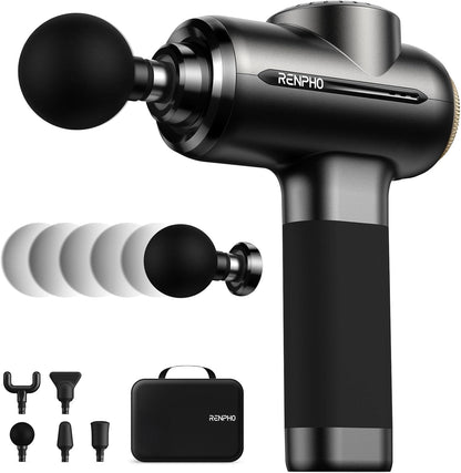 Active Power Massage Gun Deep Tissue with 12mm Amplitude, Gifts for Men Women FSA Eligible Percussion Muscle Massager, Portable Electric Handheld Massage Gun with LED Touch Display HSA