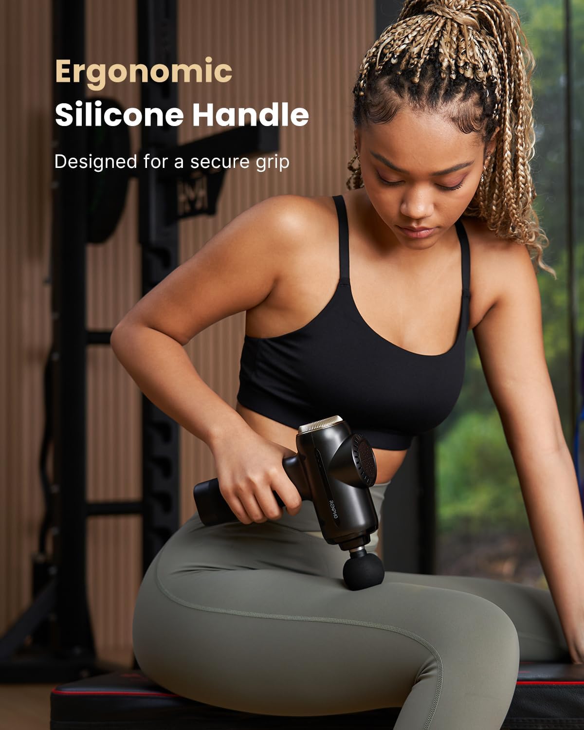 Active Power Massage Gun Deep Tissue with 12mm Amplitude, Gifts for Men Women FSA Eligible Percussion Muscle Massager, Portable Electric Handheld Massage Gun with LED Touch Display HSA
