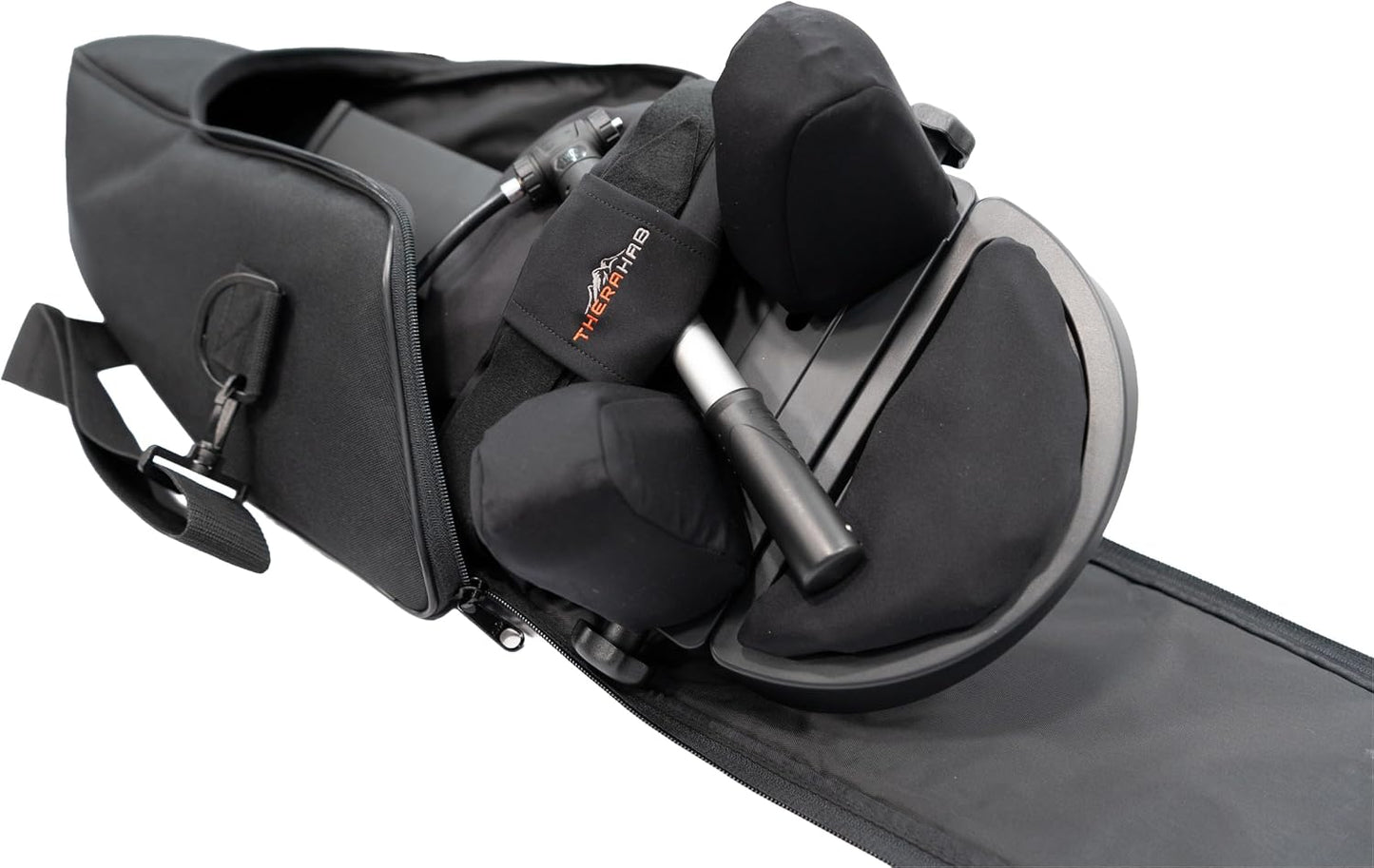 Cervical Traction Device - Spinal Decompression & Neck Pain Relief, Herniated Disc & Spondylosis Support with Hot Cold Therapy - E0849 (Portable - Adjustable Traction up to 40 lbs)