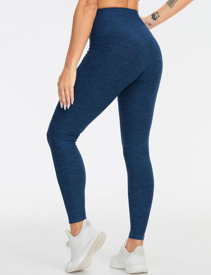 Thick High Waist Yoga Pants with Pockets, Tummy Control Workout Running Yoga Leggings for Women - Colors B